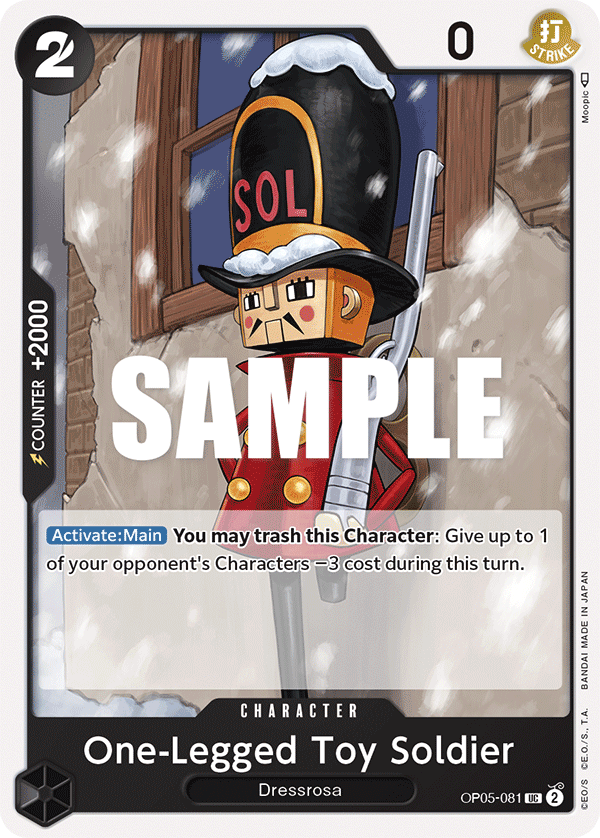 One-Legged Toy Soldier OP05-081 - Awakening of the New Era OP05 kart görseli