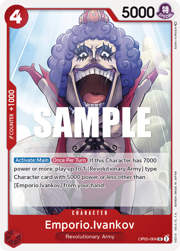 Emporio.Ivankov OP05-004 - Awakening of the New Era OP05 kart görseli
