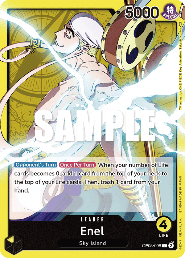 Enel (098) OP05-098 - Awakening of the New Era OP05 kart görseli