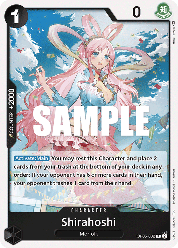 Shirahoshi OP05-082 - Awakening of the New Era OP05 kart görseli