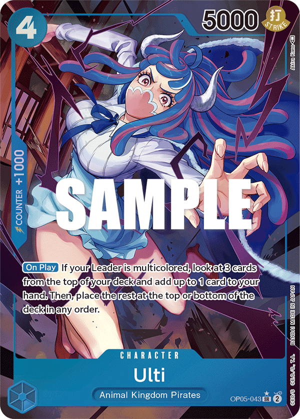 Ulti (Alternate Art) OP05-043 - Awakening of the New Era OP05 kart görseli