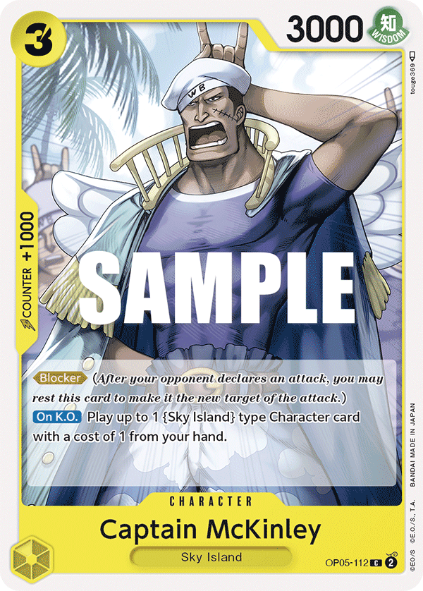 Captain McKinley OP05-112 - Awakening of the New Era OP05 kart görseli