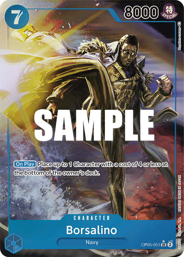 Borsalino (Alternate Art) OP05-051 - Awakening of the New Era OP05 kart görseli