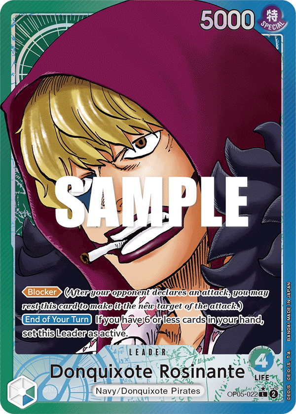 Donquixote Rosinante (022) (Alternate Art) OP05-022 - Awakening of the New Era OP05 kart görseli