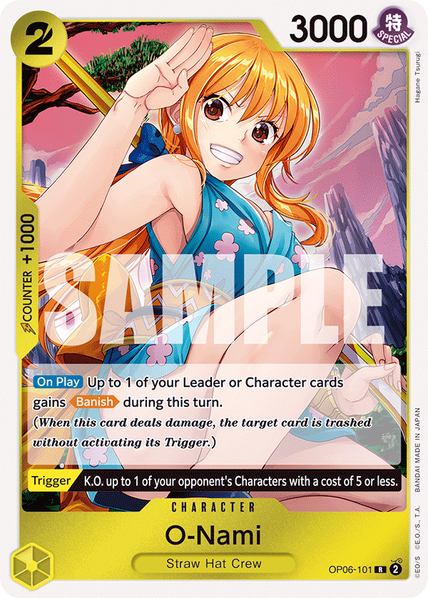O-Nami OP06-101 - Wings of the Captain OP06 kart görseli