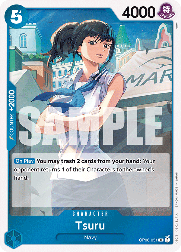 Tsuru OP06-051 - Wings of the Captain OP06 kart görseli