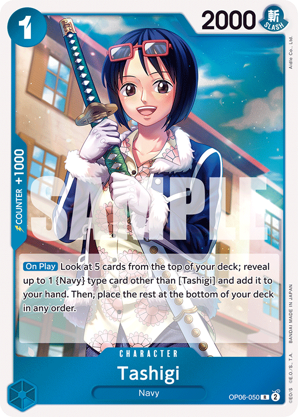 Tashigi OP06-050 - Wings of the Captain OP06 kart görseli