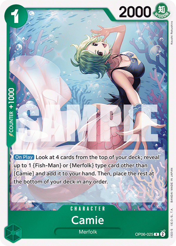 Camie OP06-025 - Wings of the Captain OP06 kart görseli