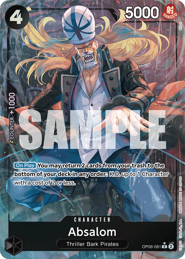 Absalom (Alternate Art) OP06-081 - Wings of the Captain OP06 kart görseli