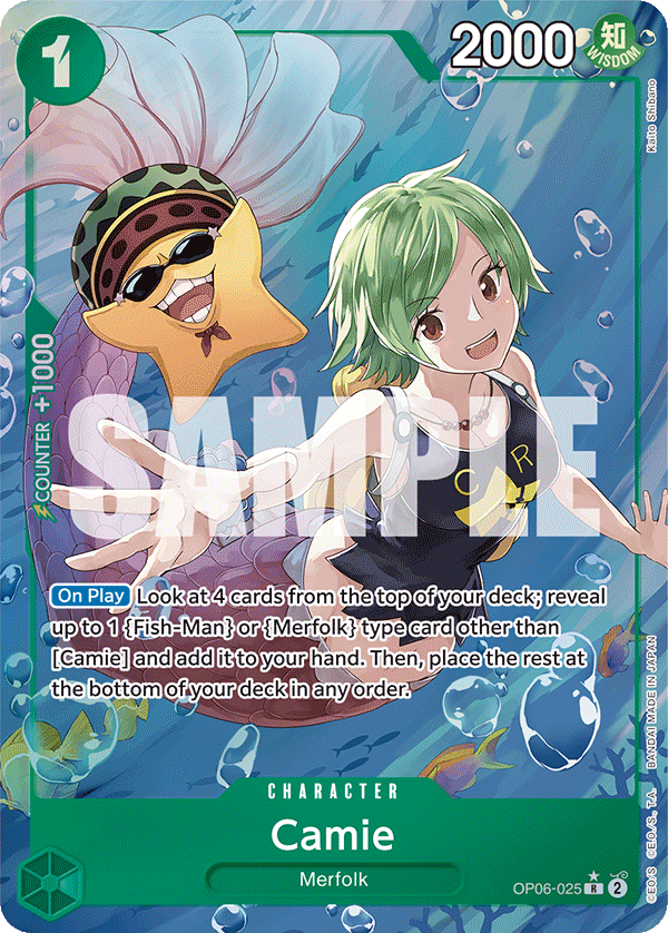 Camie (Alternate Art) OP06-025 - Wings of the Captain OP06 kart görseli