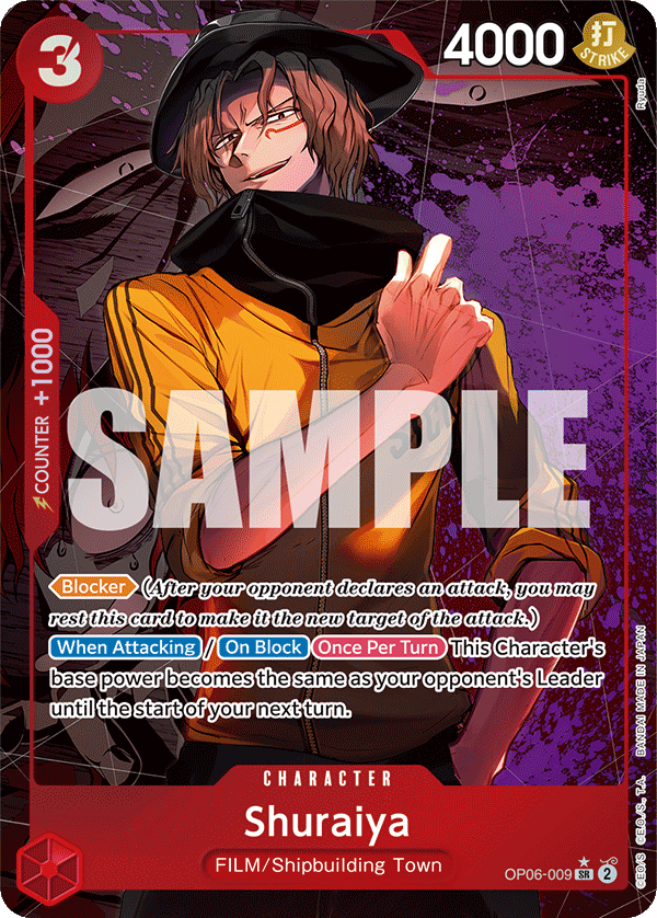 Shuraiya (Alternate Art) OP06-009 - Wings of the Captain OP06 kart görseli