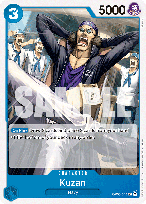 Kuzan OP06-045 - Wings of the Captain OP06 kart görseli