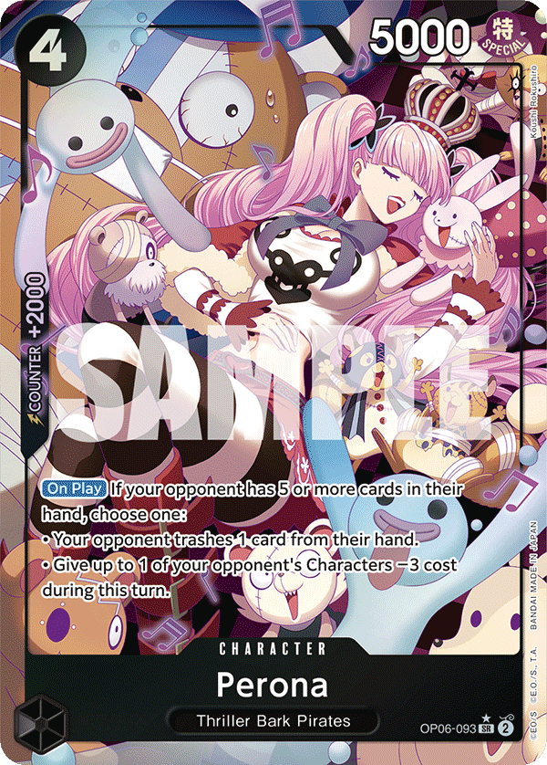 Perona (093) (Alternate Art) OP06-093 - Wings of the Captain OP06 kart görseli