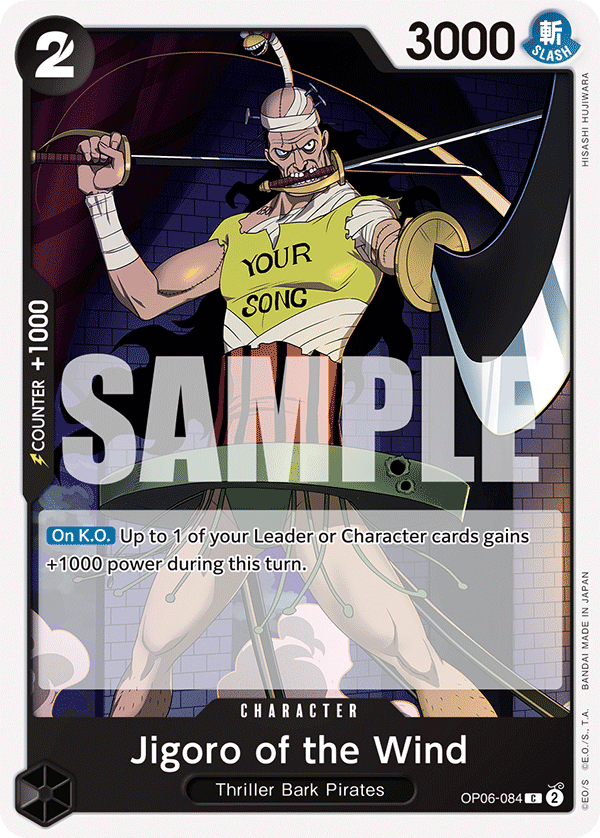 Jigoro of the Wind OP06-084 - Wings of the Captain OP06 kart görseli