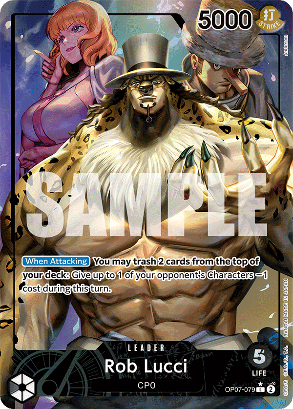 Rob Lucci (079) (Parallel) OP07-079 - 500 Years in the Future OP07 kart görseli