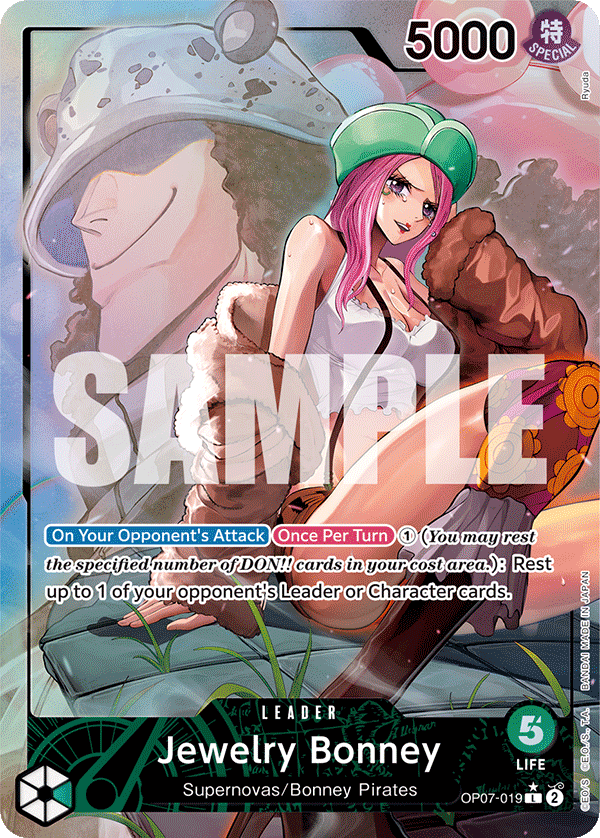 Jewelry Bonney (019) (Parallel) OP07-019 - 500 Years in the Future OP07 kart görseli