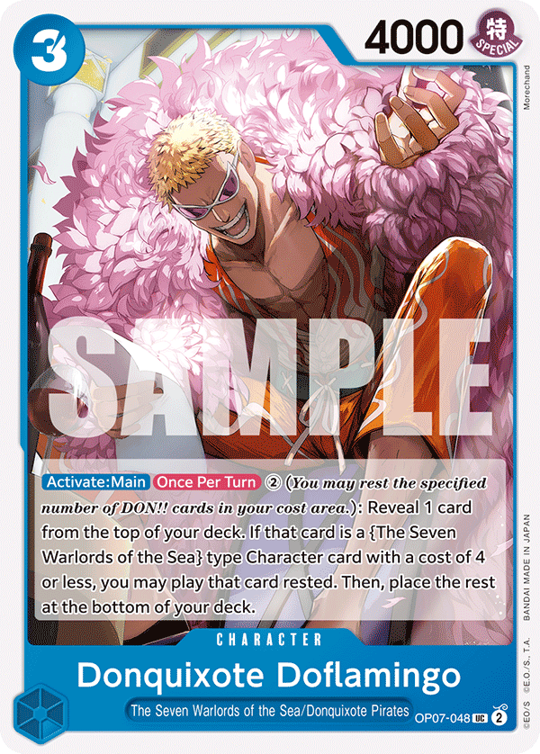 Donquixote Doflamingo OP07-048 - 500 Years in the Future OP07 kart görseli