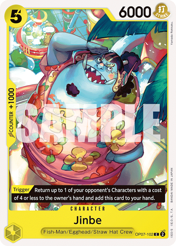 Jinbe (102) OP07-102 - 500 Years in the Future OP07 kart görseli