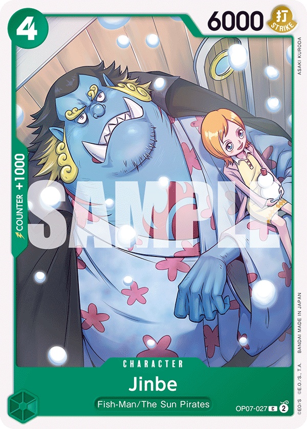 Jinbe (027) OP07-027 - 500 Years in the Future OP07 kart görseli