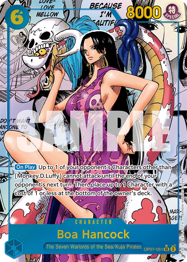 Boa Hancock (051) (Parallel) (Manga) OP07-051 - 500 Years in the Future OP07 kart görseli