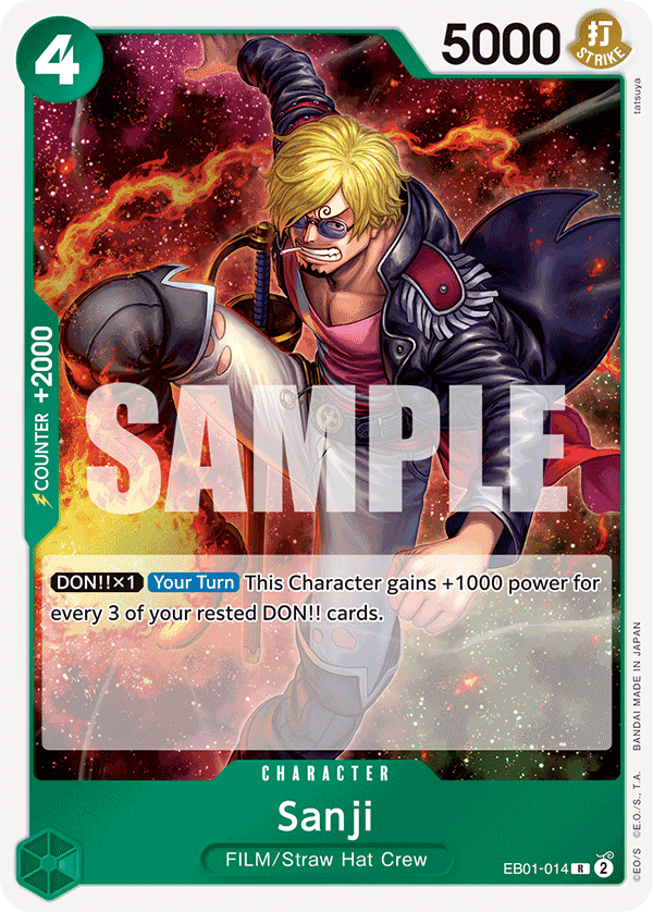 Sanji EB01-014 - Extra Booster: Memorial Collection EB01 kart görseli