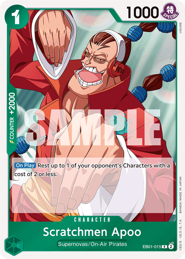 Scratchmen Apoo EB01-015 - Extra Booster: Memorial Collection EB01 kart görseli
