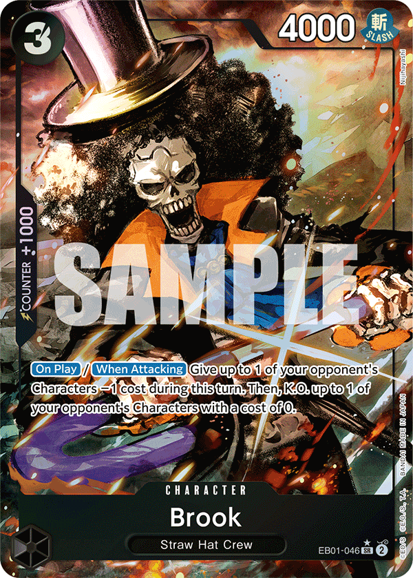 Brook (046) (Alternate Art) EB01-046 - Extra Booster: Memorial Collection EB01 kart görseli