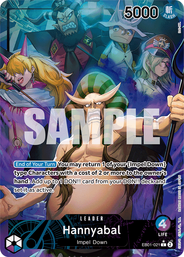 Hannyabal (Alternate Art) EB01-021 - Extra Booster: Memorial Collection EB01 kart görseli