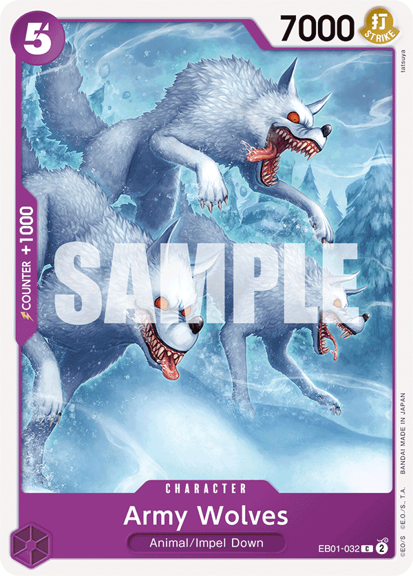 Army Wolves EB01-032 - Extra Booster: Memorial Collection EB01 kart görseli