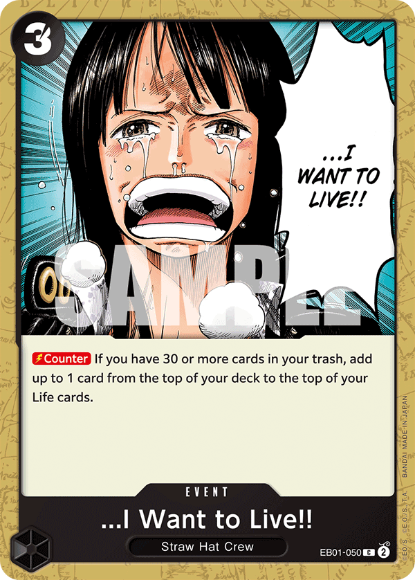 ...I Want to Live!! EB01-050 - Extra Booster: Memorial Collection EB01 kart görseli
