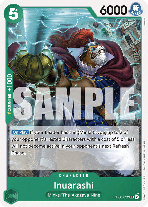 Inuarashi OP08-022 - Two Legends OP08 kart görseli