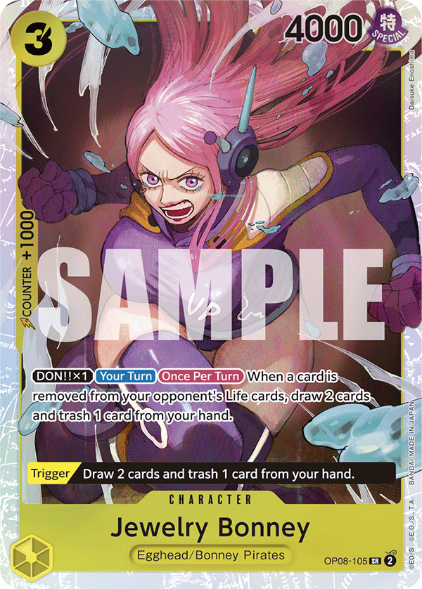 Jewelry Bonney (Parallel) OP08-105 - Two Legends OP08 kart görseli