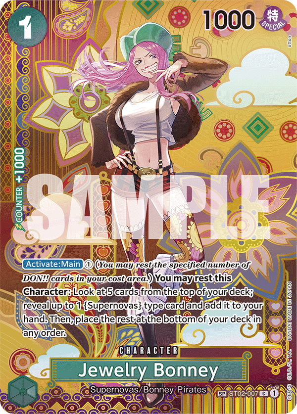 Jewelry Bonney (SP) ST02-007 - Two Legends OP08 kart görseli