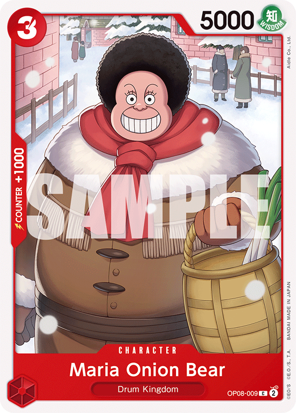 Maria Onion Bear OP08-009 - Two Legends OP08 kart görseli