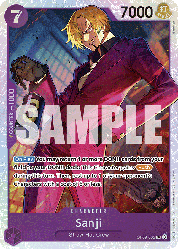 Sanji (065) OP09-065 - Emperors in the New World OP09 kart görseli