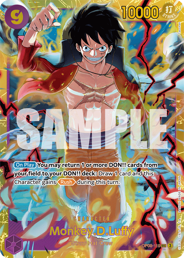 Monkey.D.Luffy (119) OP09-119 - Emperors in the New World OP09 kart görseli