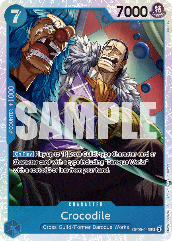 Crocodile (046) OP09-046 - Emperors in the New World OP09 kart görseli
