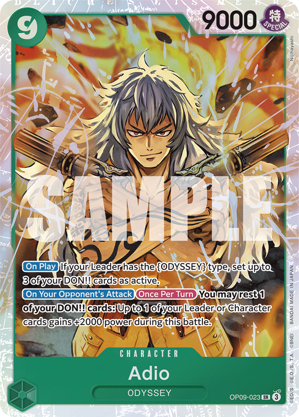 Adio OP09-023 - Emperors in the New World OP09 kart görseli