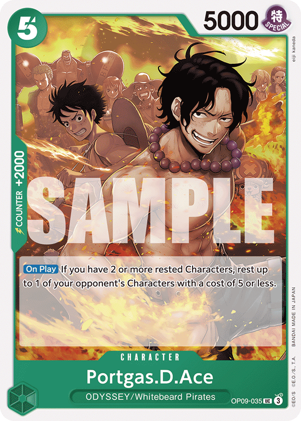 Portgas.D.Ace OP09-035 - Emperors in the New World OP09 kart görseli