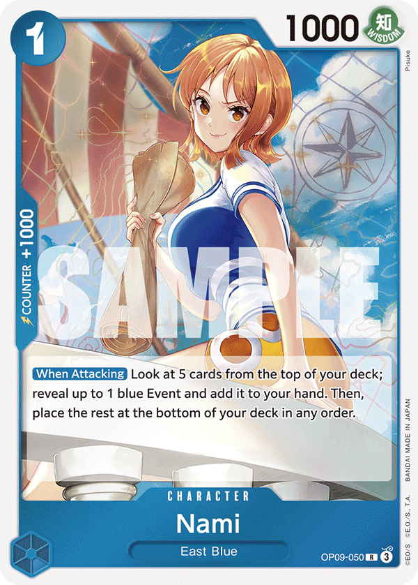 Nami (050) OP09-050 - Emperors in the New World OP09 kart görseli