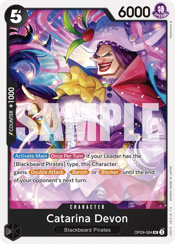 Catarina Devon OP09-084 - Emperors in the New World OP09 kart görseli