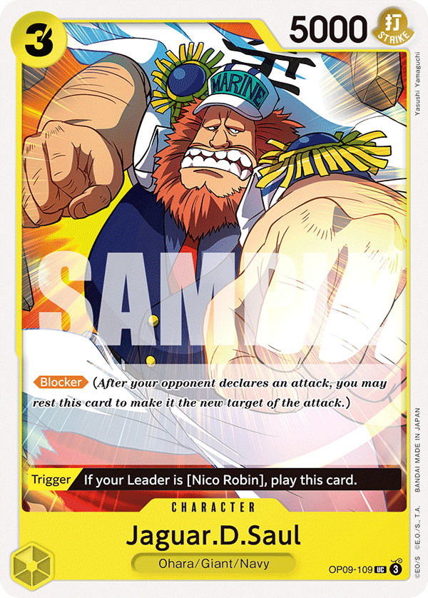 Jaguar.D.Saul OP09-109 - Emperors in the New World OP09 kart görseli