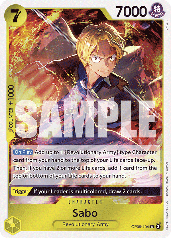 Sabo (104) OP09-104 - Emperors in the New World OP09 kart görseli