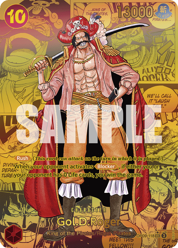 Gol.D.Roger (Alternate Art) OP09-118 - Emperors in the New World OP09 kart görseli