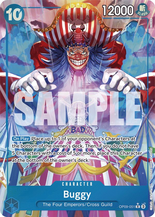 Buggy (051) (Alternate Art) OP09-051 - Emperors in the New World OP09 kart görseli