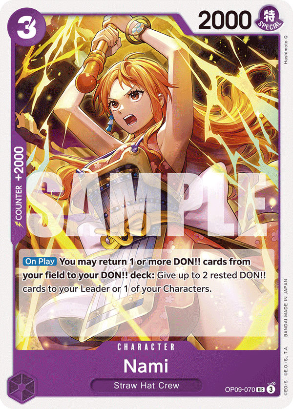 Nami (070) OP09-070 - Emperors in the New World OP09 kart görseli