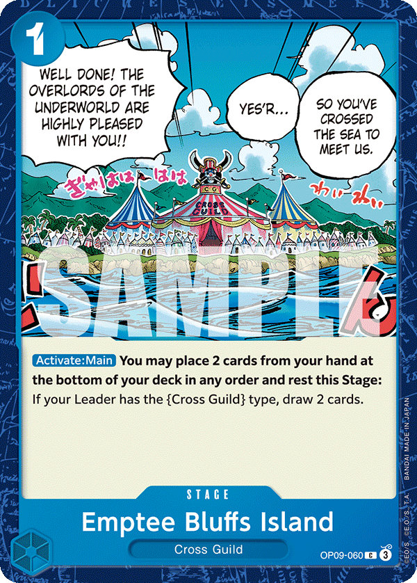 Emptee Bluffs Island OP09-060 - Emperors in the New World OP09 kart görseli
