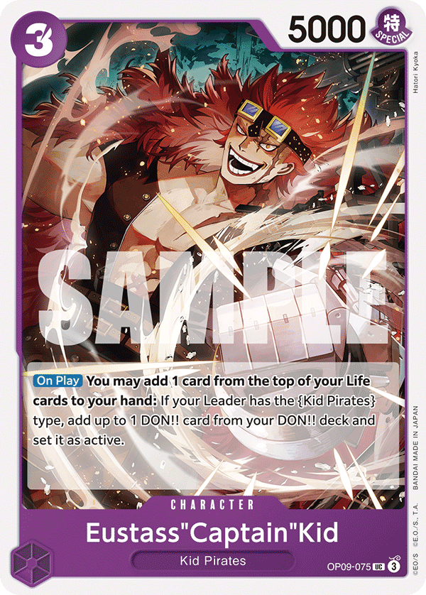 Eustass"Captain"Kid OP09-075 - Emperors in the New World OP09 kart görseli