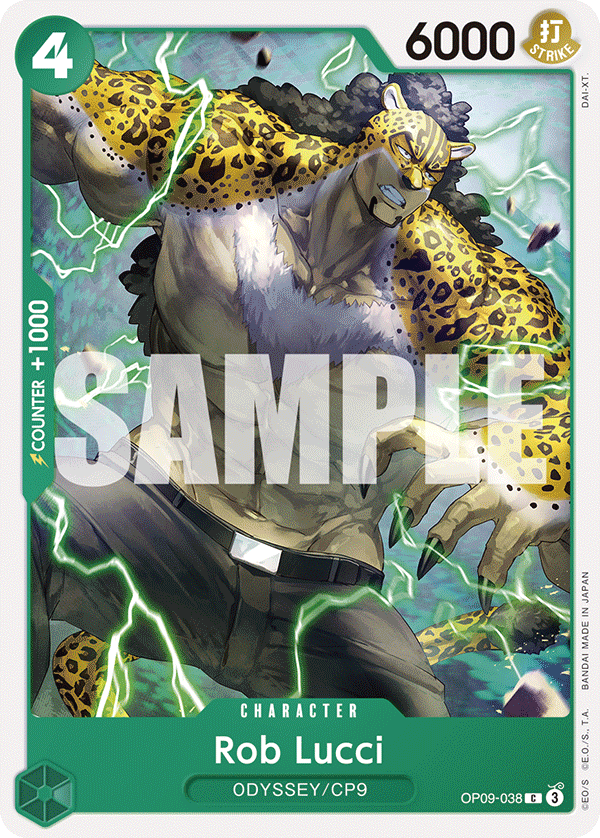 Rob Lucci (038) OP09-038 - Emperors in the New World OP09 kart görseli