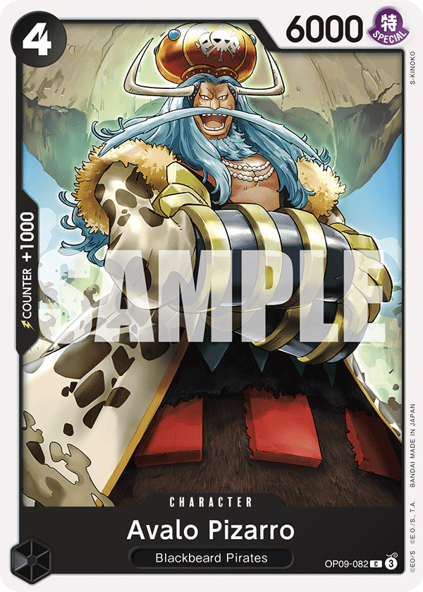 Avalo Pizarro OP09-082 - Emperors in the New World OP09 kart görseli